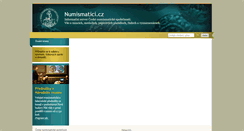 Desktop Screenshot of numismatici.cz